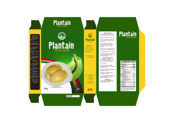 Plantain Fufu flour